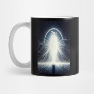 White fire. Mug